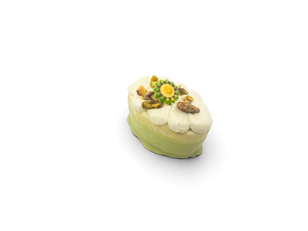 Creme pistache gebakje