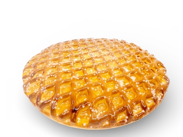 Abrikoos raster vlaai groot